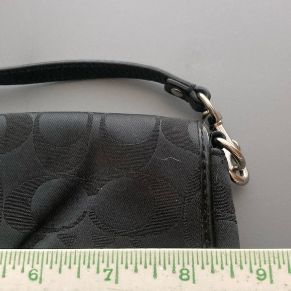 Black Coach Wristlet/Handbag - Picture 4 of 5